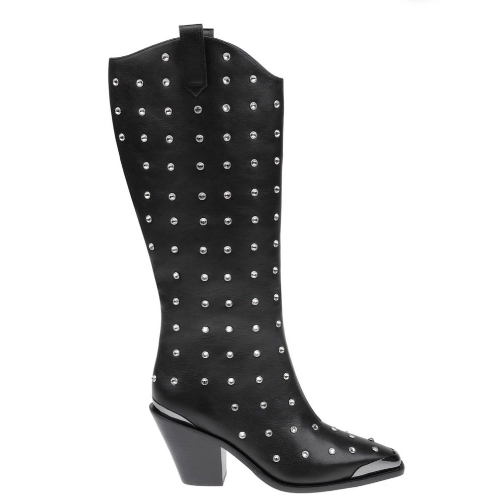 Daniel X Diamond Blazing Saddles Western Boots in Black Size EU35 US5 New in Box